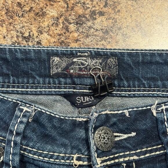 Silver Jeans Suki Bootcut Y2K Retro Western Casual Minimalist Classic Blue 29 - Picture 2 of 7
